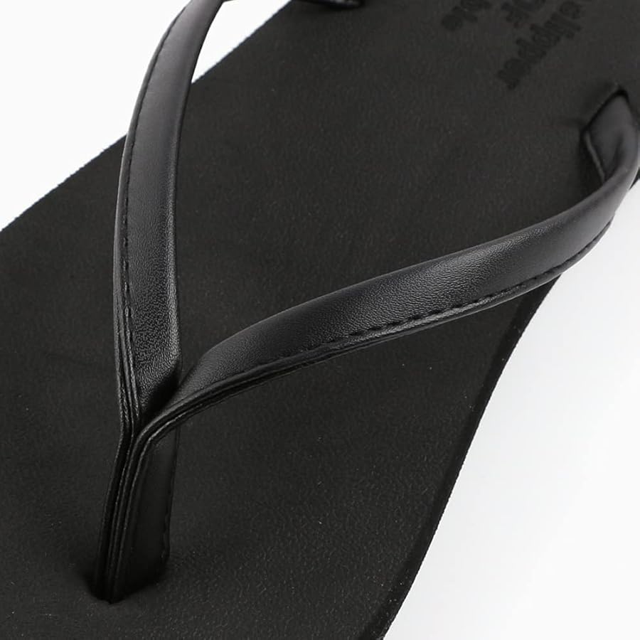 靴 plllllleeeasse flip-flops (BLACK) Amazon.com | Flip Flops for Women Sandals Beach Summer